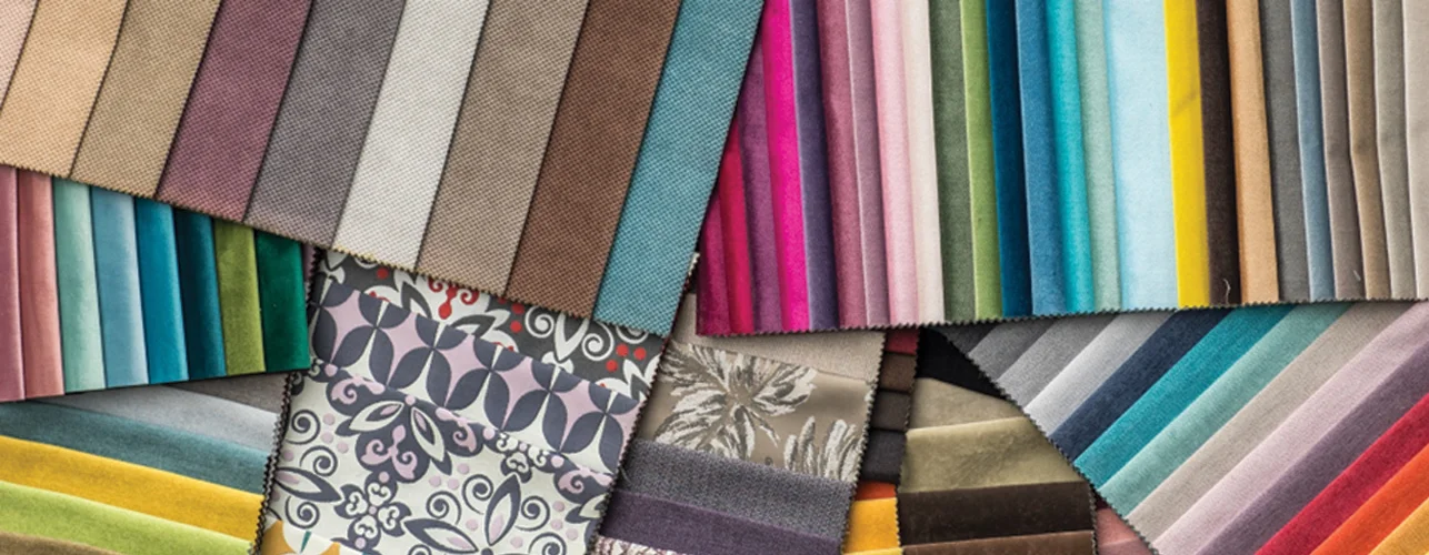 Sample fabrics from Lees Newsome