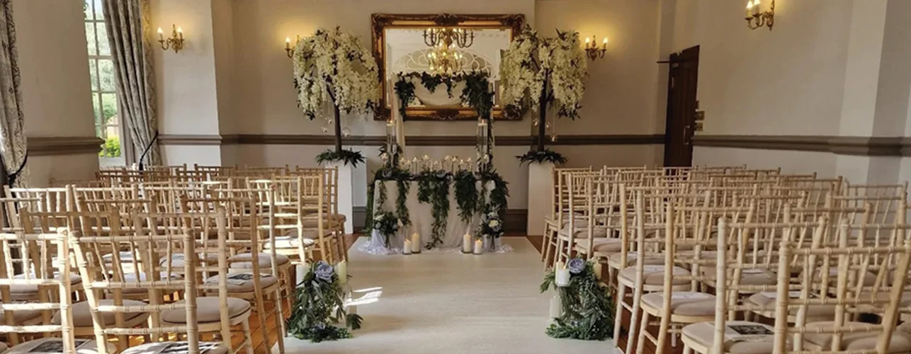 Wedding Fabrics on a wedding day at Lees Newsome